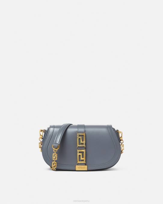 Versace bolsas mujer bolso de hombro con greca diosa 6BPV267 un color