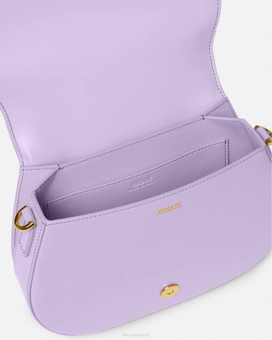 Versace bolsas mujer bolso de hombro grande con greca diosa 6BPV272 lila