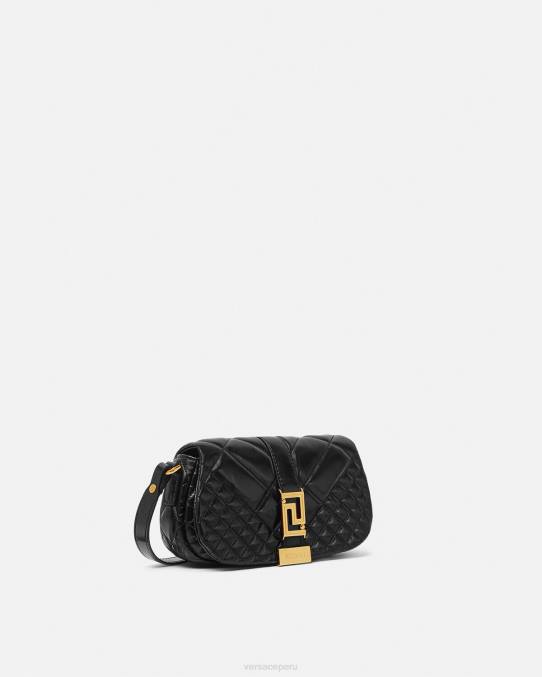 Versace bolsas mujer bolso de hombro mini con greca diosa 6BPV244 negro