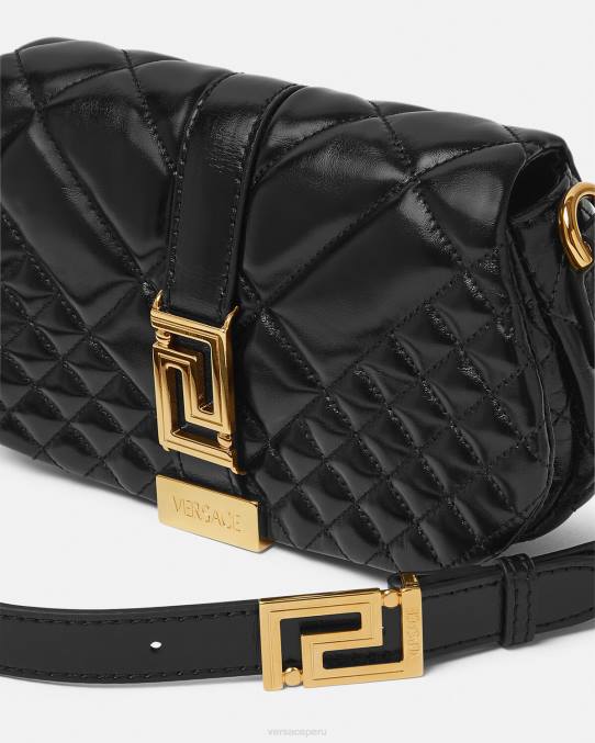 Versace bolsas mujer bolso de hombro mini con greca diosa 6BPV244 negro