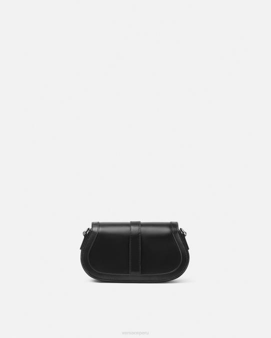 Versace bolsas mujer bolso de hombro mini con greca diosa 6BPV247 negro