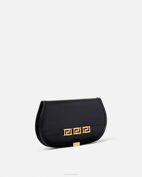 Versace bolsas mujer bolso de mano con greca diosa 6BPV261 negro
