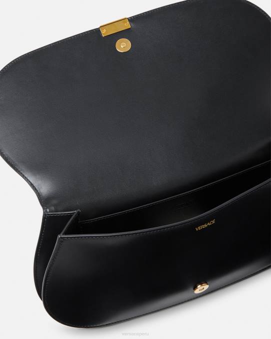 Versace bolsas mujer bolso de mano con greca diosa 6BPV261 negro
