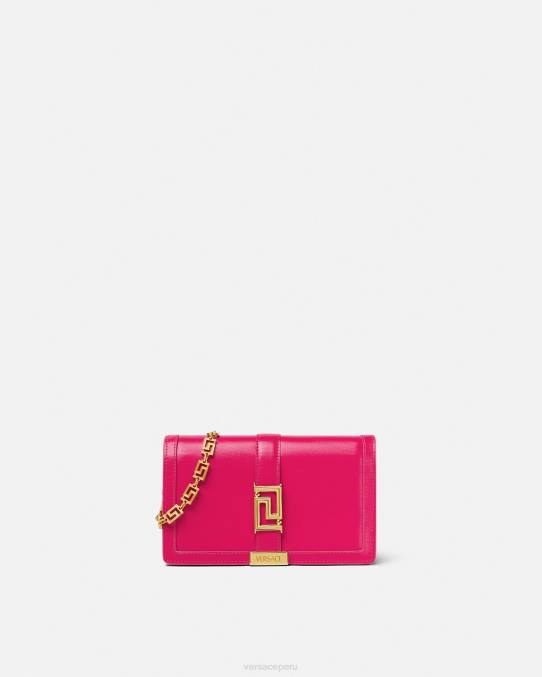 Versace bolsas mujer bolso mini con greca diosa 6BPV259 rosa