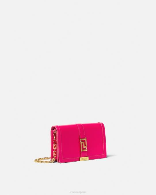 Versace bolsas mujer bolso mini con greca diosa 6BPV259 rosa