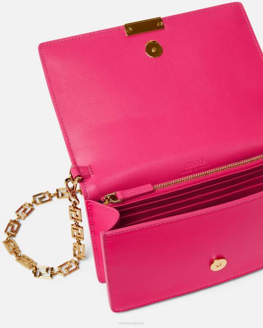 Versace bolsas mujer bolso mini con greca diosa 6BPV259 rosa