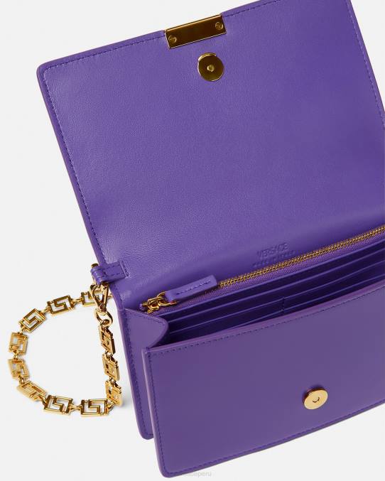 Versace bolsas mujer bolso mini con greca diosa 6BPV268 Violeta