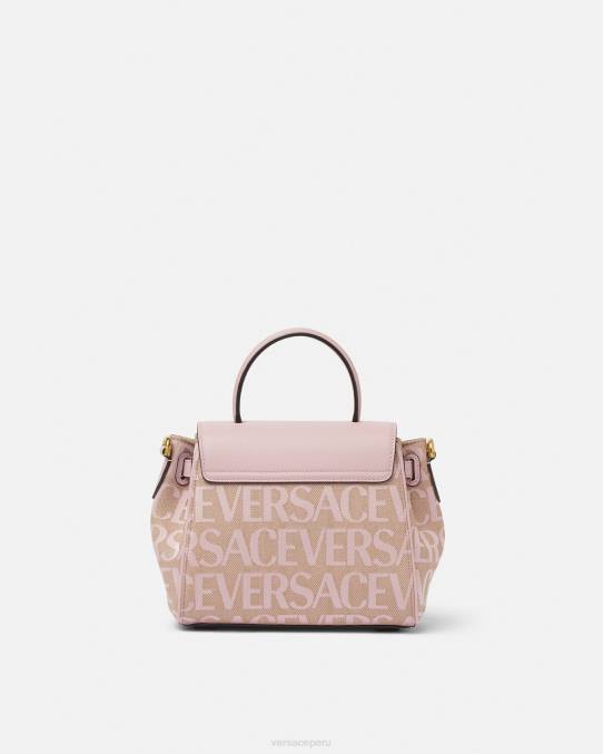 Versace bolsas mujer bolso de mano pequeño la medusa 6BPV326 rosa y estampado