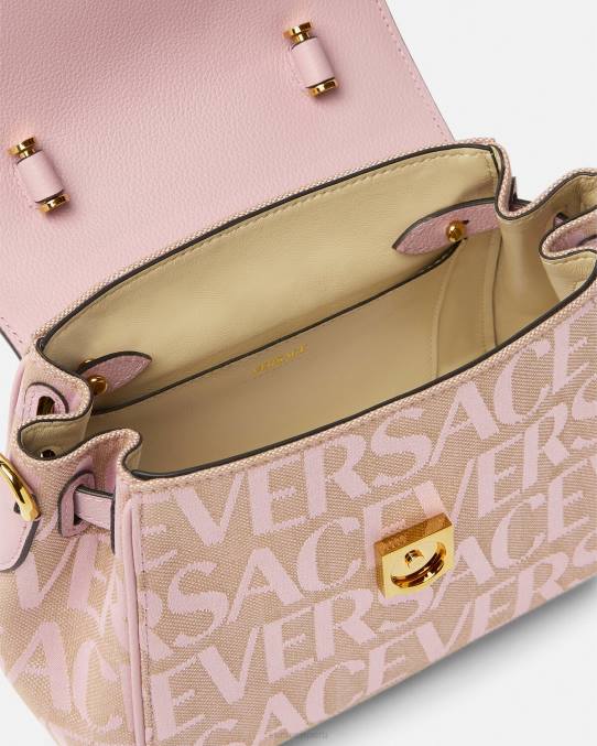 Versace bolsas mujer bolso de mano pequeño la medusa 6BPV326 rosa y estampado