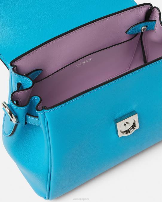 Versace bolsas mujer bolso de mano pequeño la medusa 6BPV333 turquesa