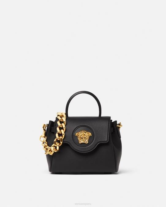 Versace bolsas mujer bolso de mano pequeño la medusa 6BPV334 negro