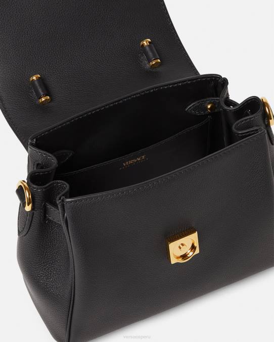 Versace bolsas mujer bolso de mano pequeño la medusa 6BPV334 negro