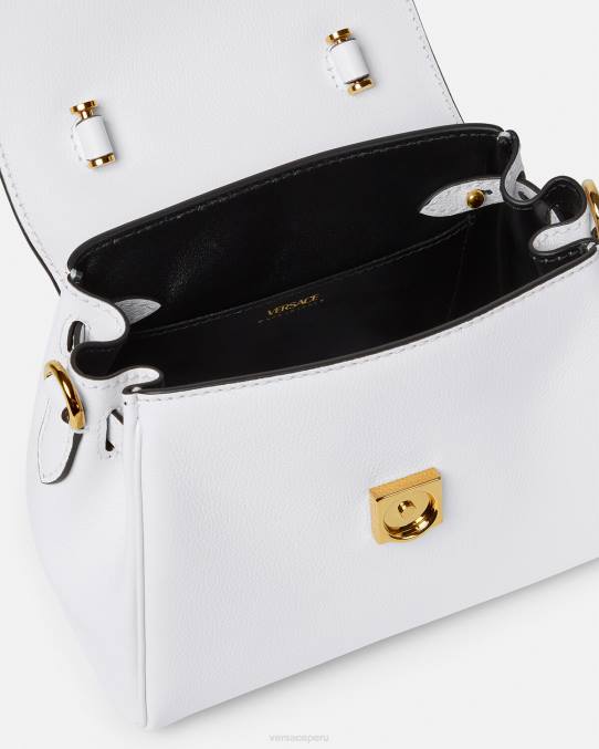 Versace bolsas mujer bolso de mano pequeño la medusa 6BPV335 blanco