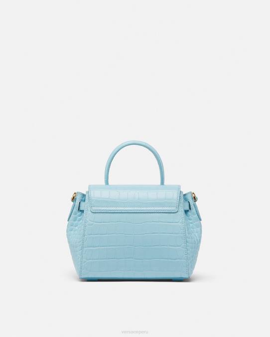 Versace bolsas mujer bolso de mano pequeño la medusa 6BPV336 turquesa