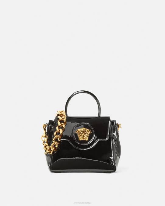 Versace bolsas mujer bolso de mano pequeño la medusa 6BPV361 negro