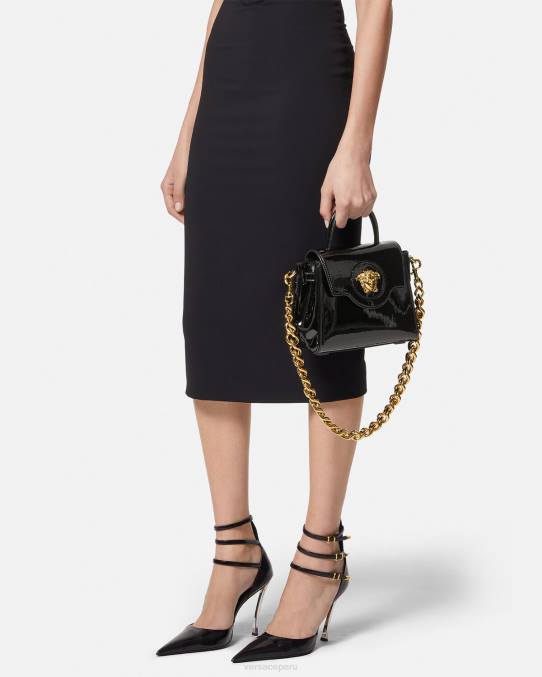 Versace bolsas mujer bolso de mano pequeño la medusa 6BPV361 negro