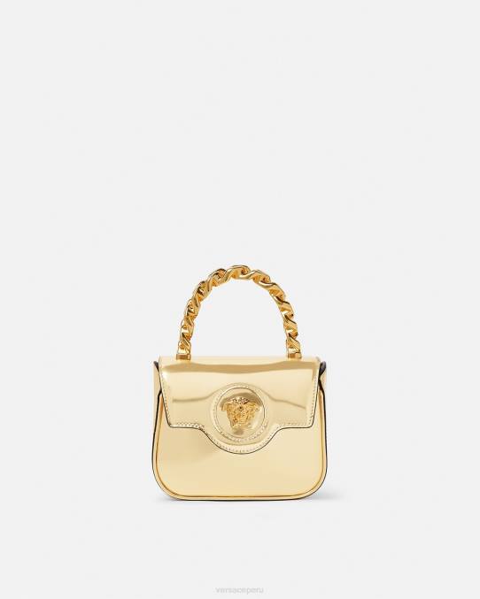 Versace bolsas mujer bolso mini con medusa 6BPV310 oro