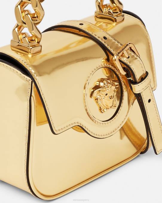 Versace bolsas mujer bolso mini con medusa 6BPV310 oro