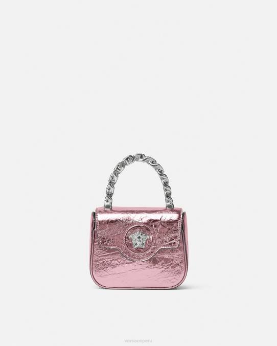 Versace bolsas mujer bolso mini metalizado la medusa 6BPV304 rosa