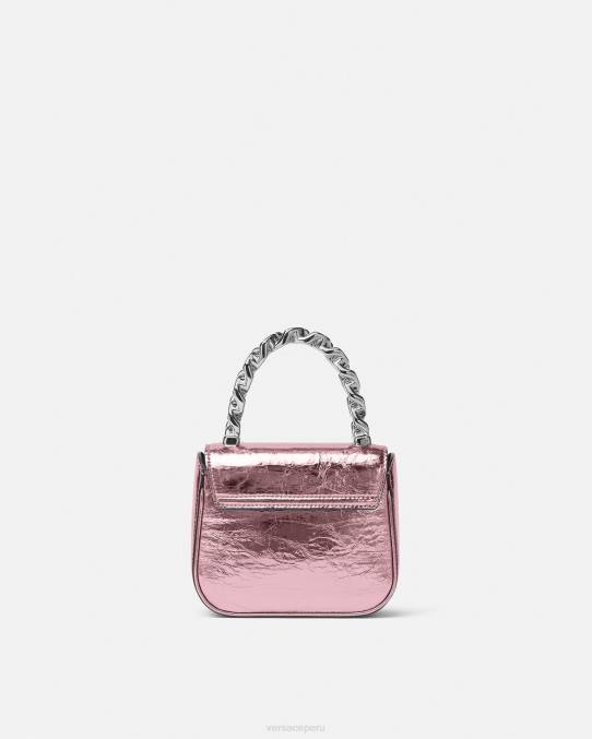 Versace bolsas mujer bolso mini metalizado la medusa 6BPV304 rosa