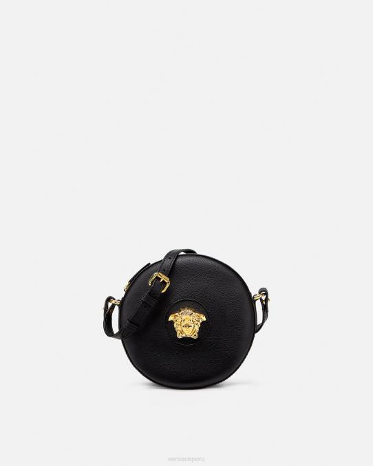 Versace bolsas mujer bolso para cámara redondo la medusa 6BPV354 negro