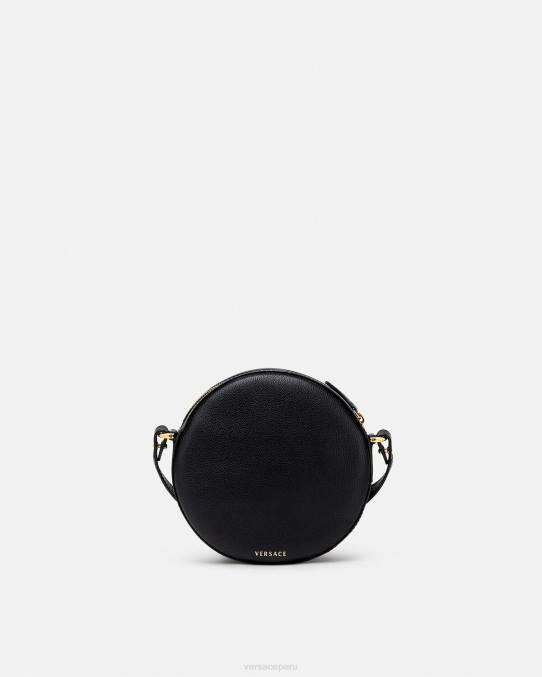 Versace bolsas mujer bolso para cámara redondo la medusa 6BPV354 negro