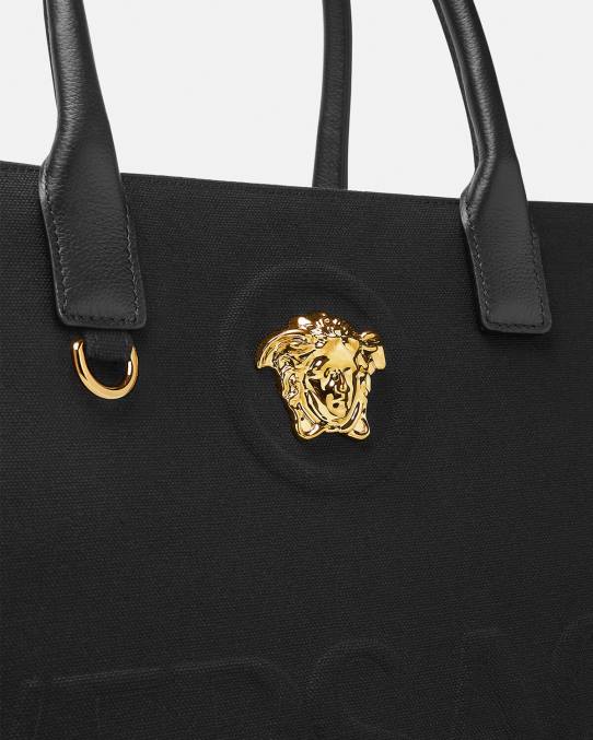 Versace bolsas mujer bolso shopper grande con medusa 6BPV341 negro