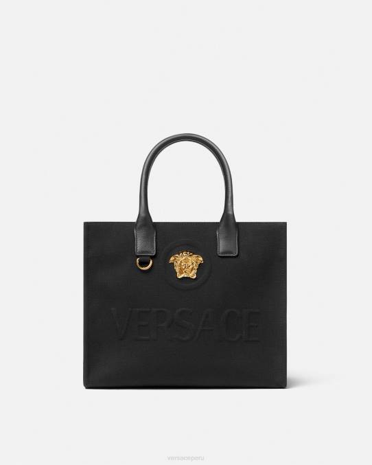 Versace bolsas mujer bolso shopper pequeño con medusa 6BPV331 negro