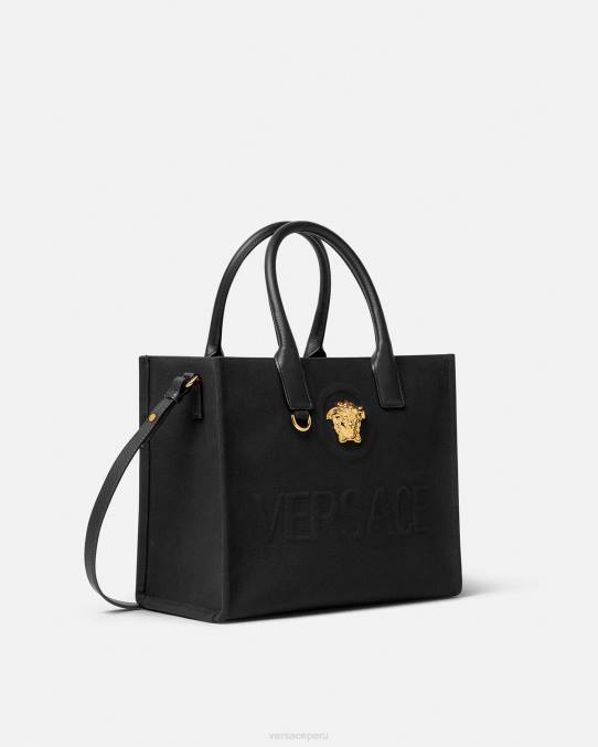 Versace bolsas mujer bolso shopper pequeño con medusa 6BPV331 negro