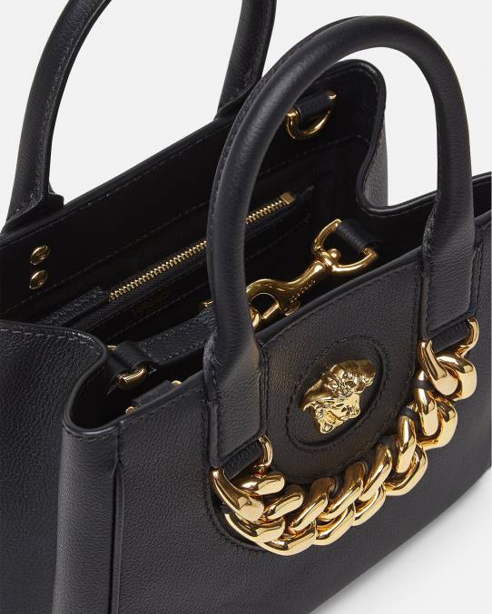 Versace bolsas mujer bolso shopper pequeño con medusa 6BPV362 negro