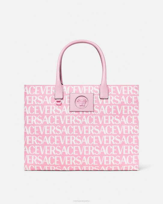 Versace bolsas mujer bolso tote grande en toda la prenda 6BPV323 rosa