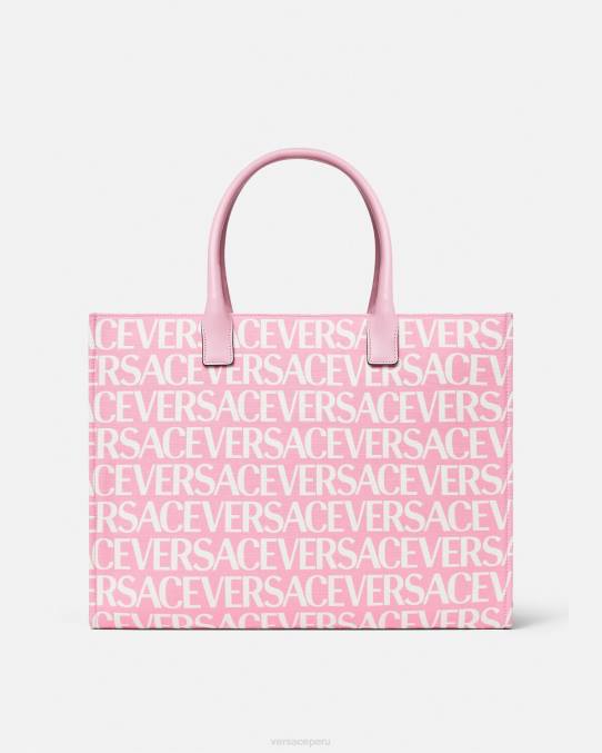 Versace bolsas mujer bolso tote grande en toda la prenda 6BPV323 rosa