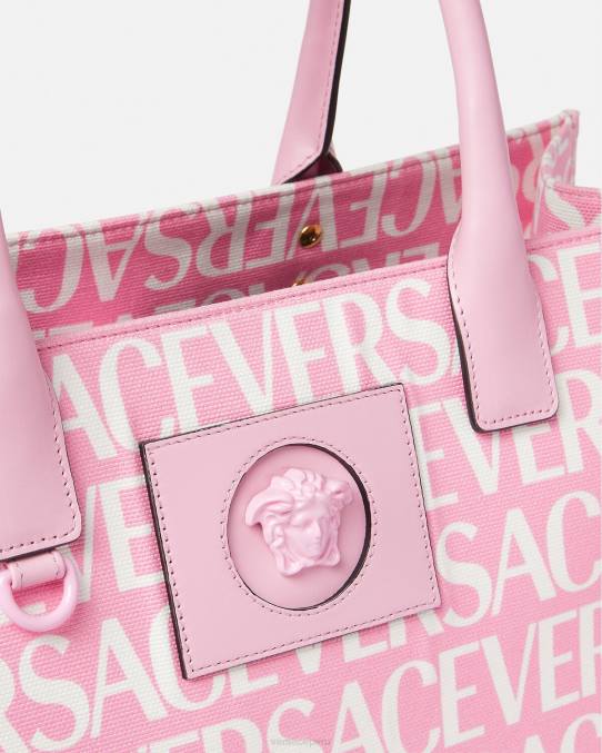 Versace bolsas mujer bolso tote grande en toda la prenda 6BPV323 rosa