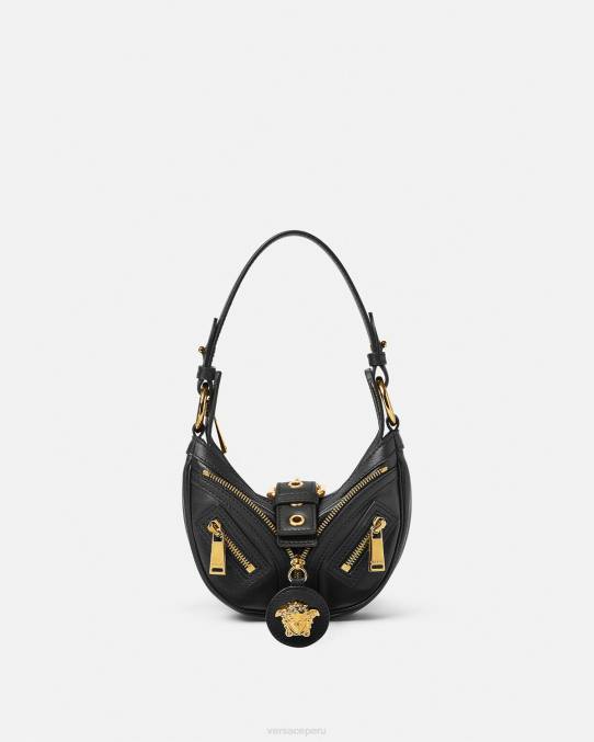 Versace bolsas mujer bolso hobo mini repetido 6BPV273 negro