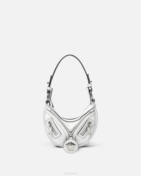 Versace bolsas mujer bolso hobo mini repetido 6BPV288 blanco
