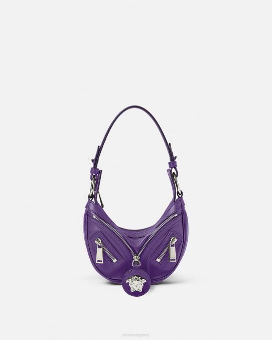 Versace bolsas mujer bolso hobo mini repetido 6BPV296 Violeta