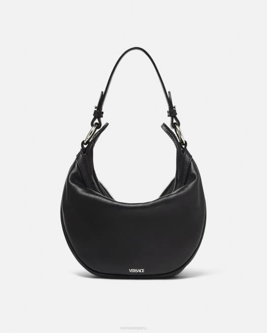 Versace bolsas mujer bolso hobo pequeño repetido 6BPV282 negro