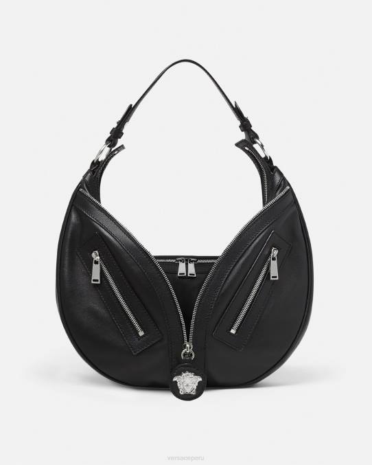 Versace bolsas mujer bolso hobo repetido 6BPV285 negro