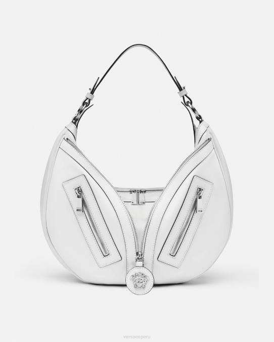 Versace bolsas mujer bolso hobo repetido 6BPV286 blanco