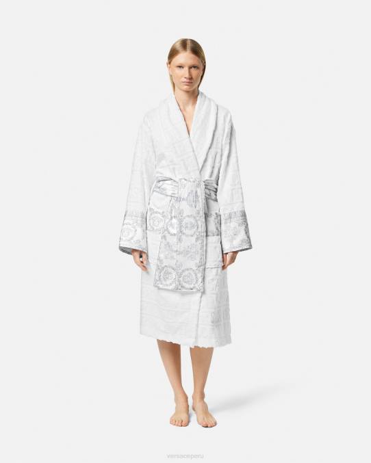 Versace ropa interior y ropa de playa mujer albornoz novia barroco cristal i 6BPV1090 plata blanca