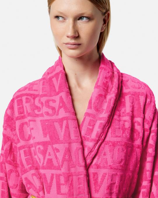 Versace ropa interior y ropa de playa mujer yo bata de baño barroca 6BPV1094 fucsia