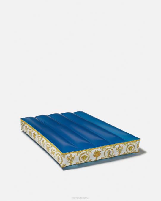 Versace ropa interior y ropa de playa mujer colchón flotante creta de flor 6BPV1213 azul claro