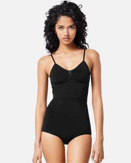 Versace ropa interior y ropa de playa mujer braguitas moldeadoras de cintura alta con medusa 6BPV1063 negro