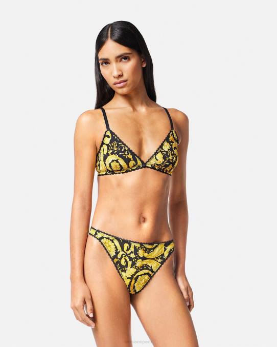 Versace ropa interior y ropa de playa mujer tanga barroco 6BPV1035 imprimir
