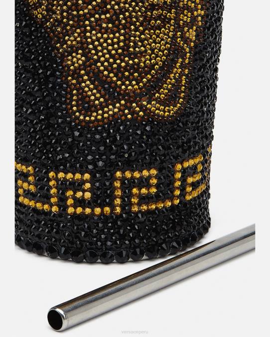 Versace ropa interior y ropa de playa mujer taza de viaje de medusa de cristal 6BPV1206 amarillo