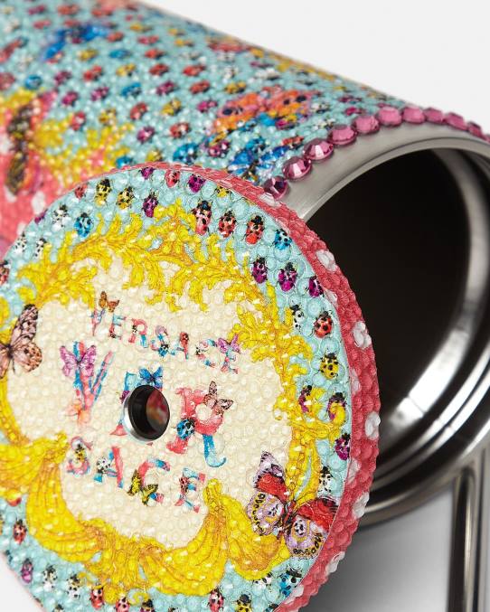 Versace ropa interior y ropa de playa mujer taza de viaje mariposas de cristal 6BPV1194 imprimir