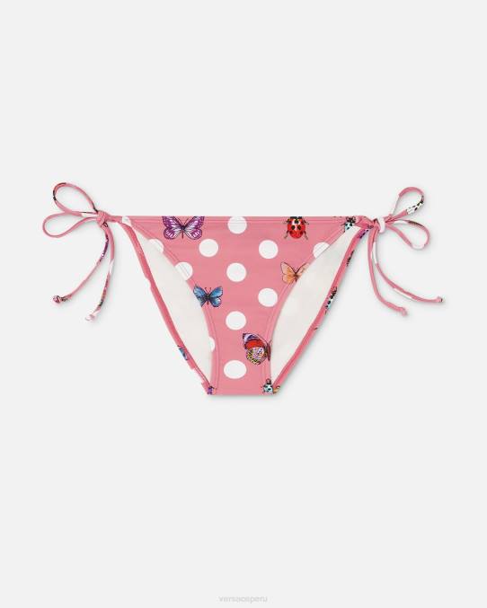 Versace ropa interior y ropa de playa mujer braguita de bikini mariposas 6BPV1133 imprimir