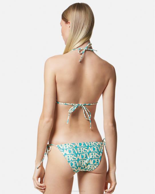 Versace ropa interior y ropa de playa mujer braguitas de bikini por toda la prenda 6BPV1128 imprimir