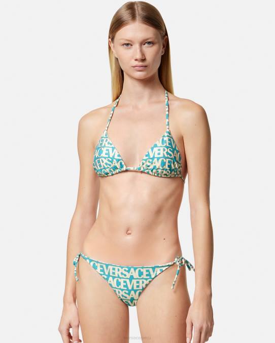 Versace ropa interior y ropa de playa mujer top de bikini por todo el cuerpo 6BPV1127 imprimir