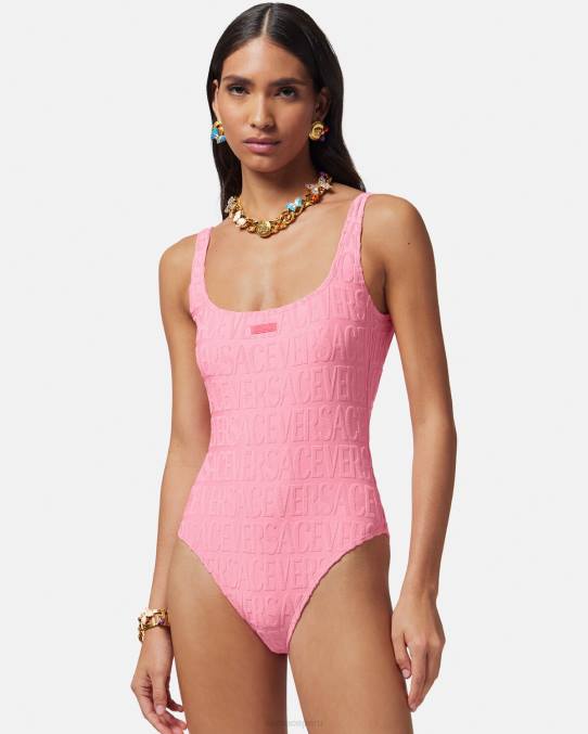 Versace ropa interior y ropa de playa mujer traje de baño de toalla 6BPV1122 rosa